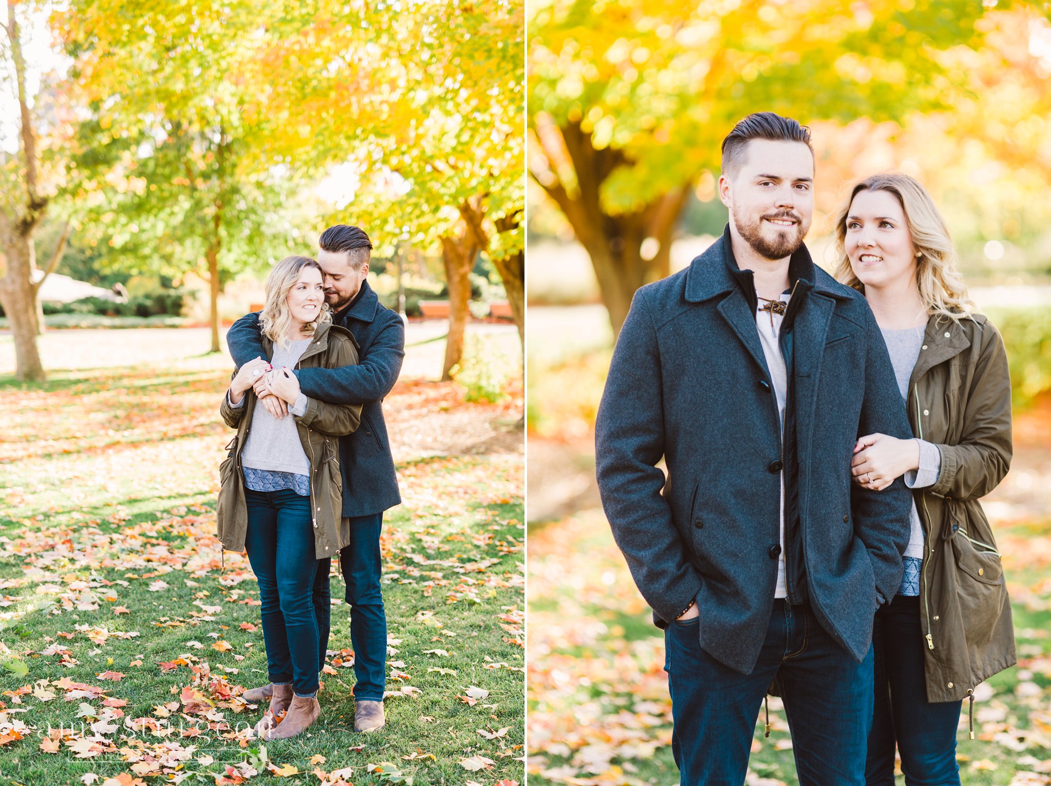 fall byward market engagement session in Downtown ottawa